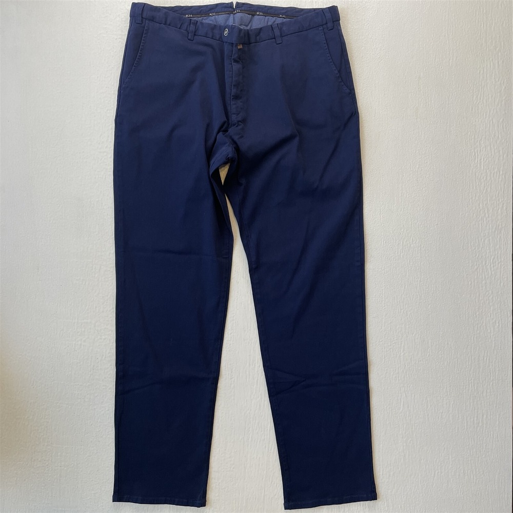 Rye 51 40x34 Dark Blue Flat Front Stretch‎ Mens Chino Pants